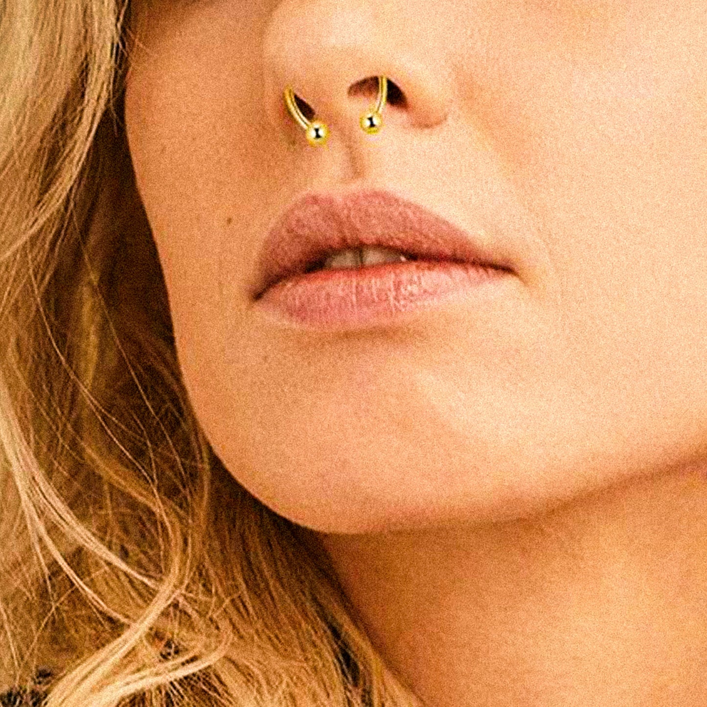 Magnetisk septum næsepiercingsæt